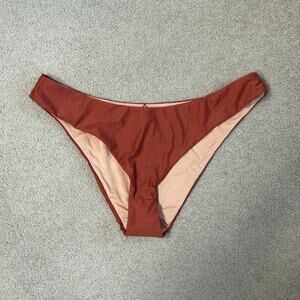 NWT J. Crew Curved-Waist Cheeky Bikini Bottom Swimsuit Paddle Surf Beach Sz XL